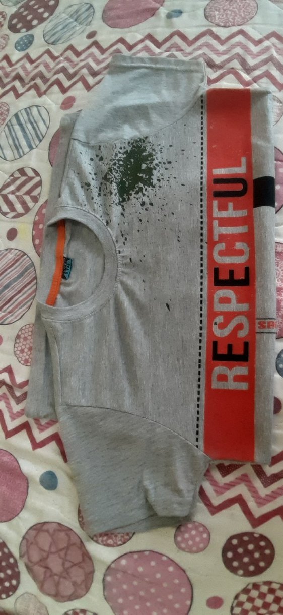 Gri Baskılı Erkek Çocuk Tişört - Görsel 3