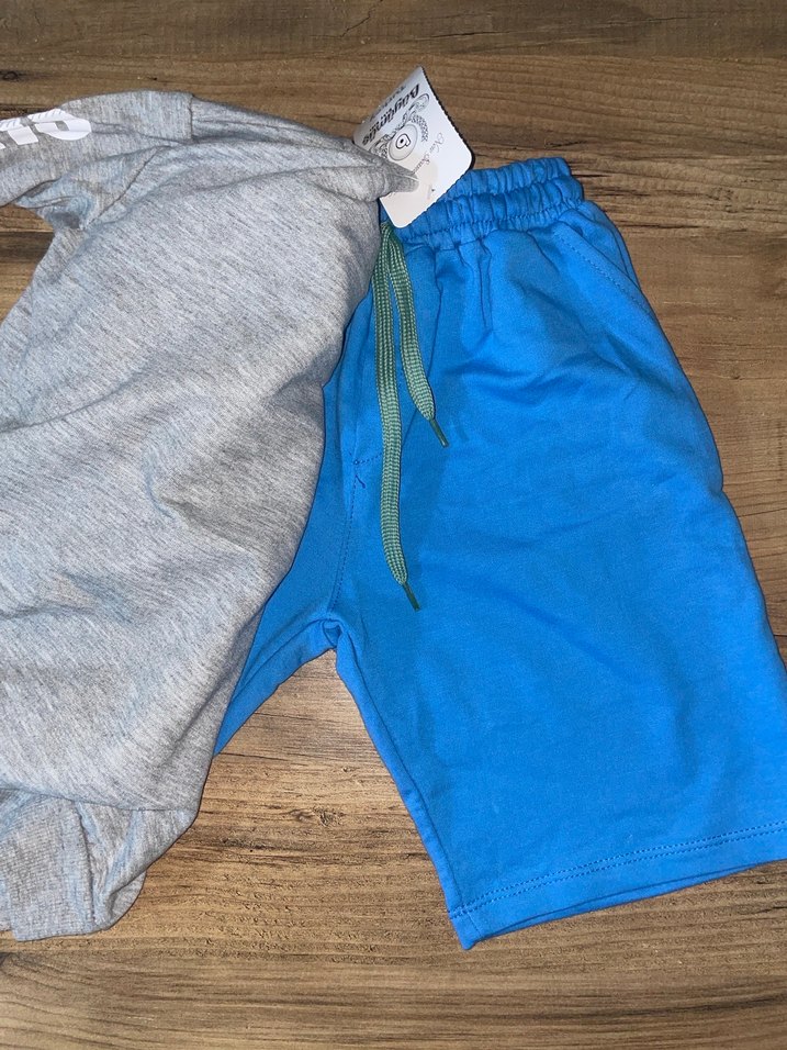 Gri Baskılı Erkek Sweatshirt Velcro - Görsel 2