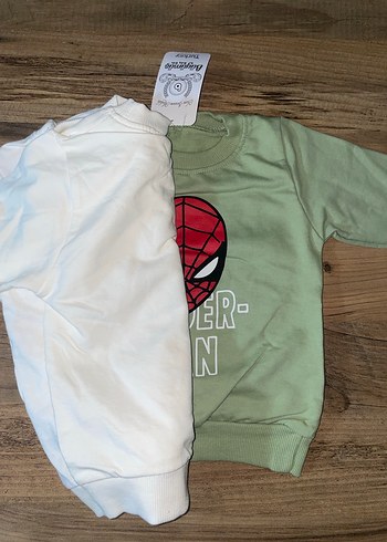 Renkli Baskılı Pamuklu Erkek Sweatshirt - Görsel 3