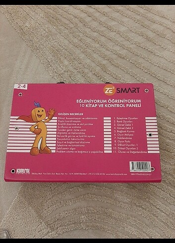 Ze2 Smart Görsel Dıkkat Seti 2-4 yaş