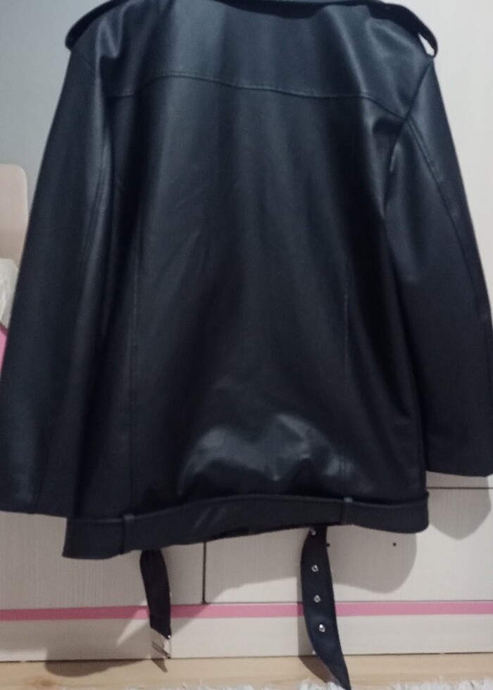 Kadın deri ceket - Görsel 2