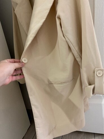 m Beden ten rengi Renk Blazer ceket