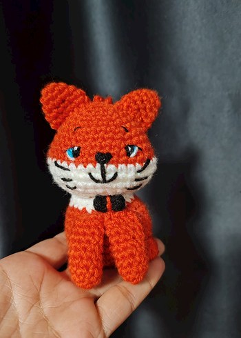 Pembe Örgü Peluş Oyuncak - Görsel 13