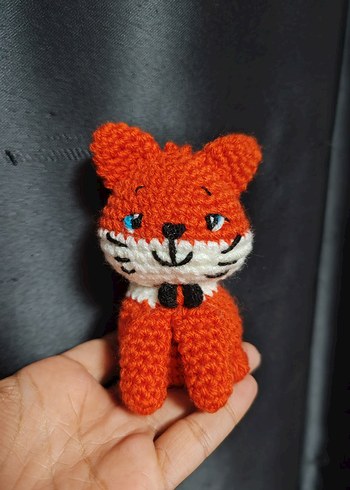 Pembe Örgü Peluş Oyuncak - Görsel 12