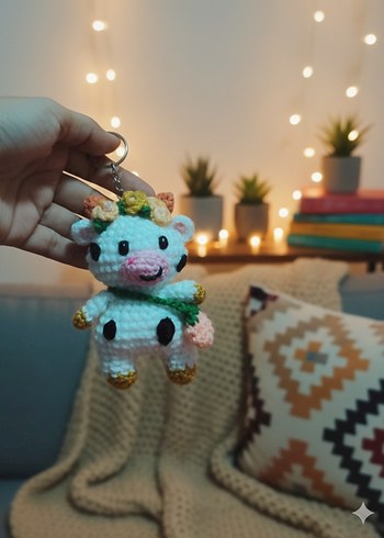 Pembe Örgü Peluş Oyuncak - Görsel 20