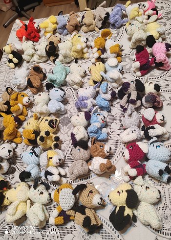 Renkli El Yapımı Peluş Oyuncaklar - Görsel 9