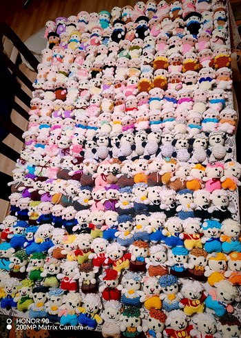 Renkli El Yapımı Peluş Oyuncaklar - Görsel 20