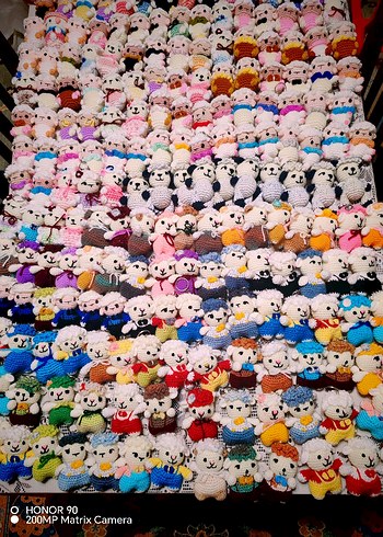 Renkli El Yapımı Peluş Oyuncaklar - Görsel 8