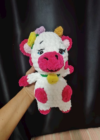 Pastel Renkli Beyaz Peluş Oyuncak - Görsel 20