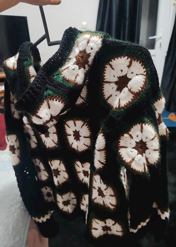 Renkli Bohem Örgü Halı - Görsel 9