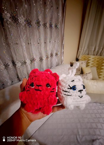 Renkli El Yapımı Amigurumi Peluş Oyuncaklar - Görsel 4