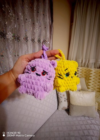 Renkli El Yapımı Amigurumi Peluş Oyuncaklar - Görsel 3