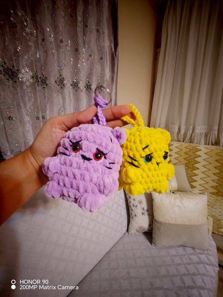 Renkli El Yapımı Amigurumi Peluş Oyuncaklar - Görsel 3