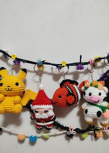 Pembe El Örgüsü Peluş Oyuncak - Görsel 17