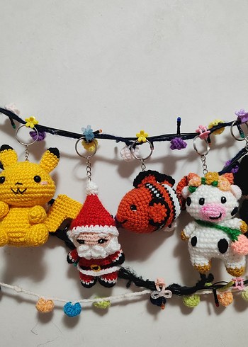 Pembe El Örgüsü Peluş Oyuncak - Görsel 16