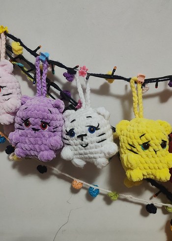 Pembe El Örgüsü Peluş Oyuncak - Görsel 5