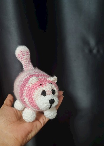 Pembe El Örgüsü Peluş Oyuncak - Görsel 11