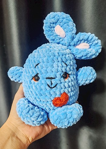 Pembe El Örgüsü Peluş Oyuncak - Görsel 15