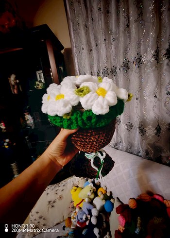 Renkli Mor Amigurumi Oyuncak Kuzu - Görsel 19