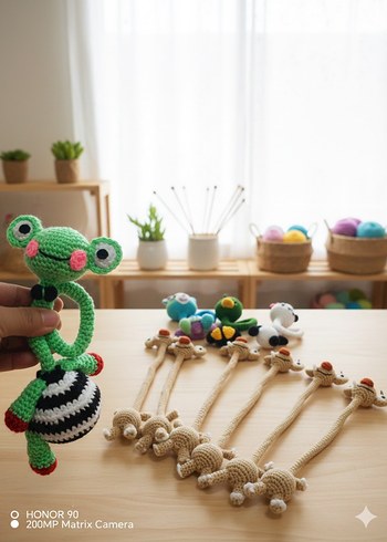 Renkli El Yapımı Oyuncaklar - Görsel 9