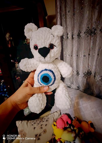 Mor Renkli El Örgüsü Peluş Oyuncak - Görsel 10