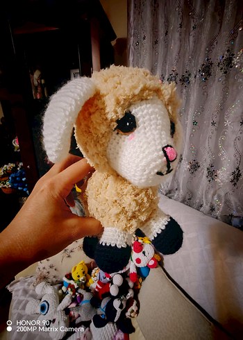 Mor Renkli El Örgüsü Peluş Oyuncak - Görsel 19