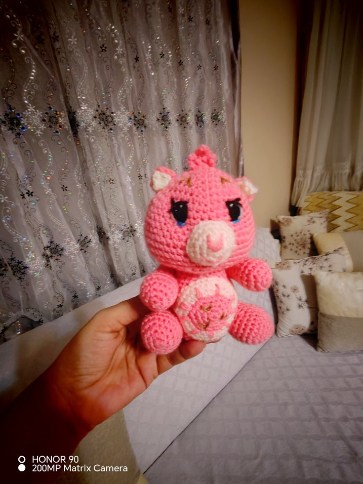 Mor Renkli El Örgüsü Peluş Oyuncak - Görsel 2