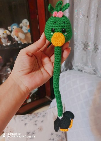 Renkli Örgü Diş Kaşıyıcı ve Çıngırak Seti - Görsel 18