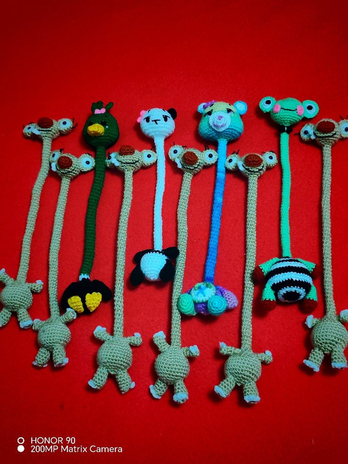 Renkli Örgü Diş Kaşıyıcı ve Çıngırak Seti - Görsel 4