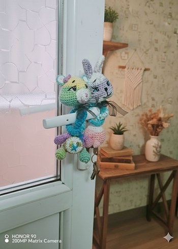 Renkli Örgü Peluş Oyuncaklar - Görsel 5