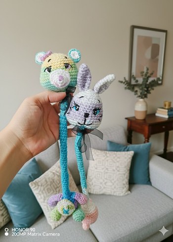 Renkli Örgü Peluş Oyuncaklar - Görsel 3