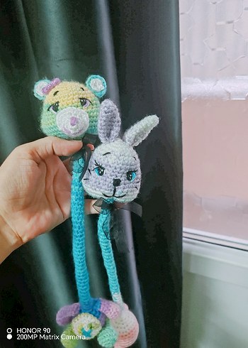 Renkli Örgü Peluş Oyuncaklar - Görsel 13