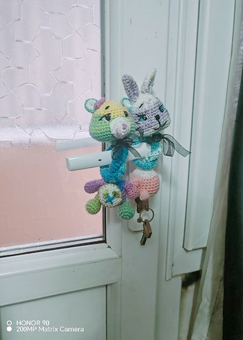 Renkli Örgü Peluş Oyuncaklar - Görsel 11