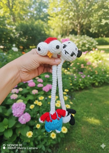 Gri El Örgüsü Sevimli Peluş Oyuncak - Görsel 16