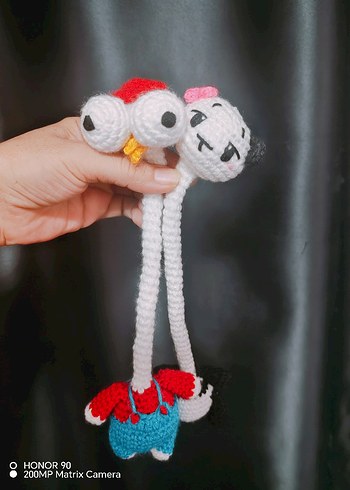 Gri El Örgüsü Sevimli Peluş Oyuncak - Görsel 17