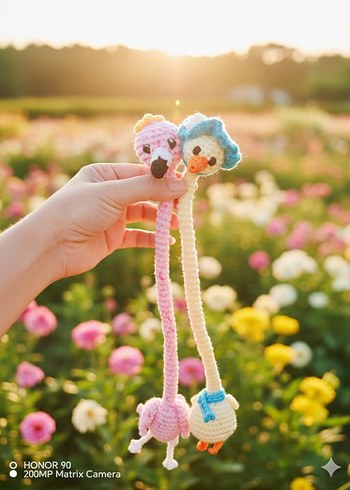 Gri El Örgüsü Sevimli Peluş Oyuncak - Görsel 13