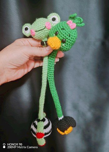 Gri El Örgüsü Sevimli Peluş Oyuncak - Görsel 18