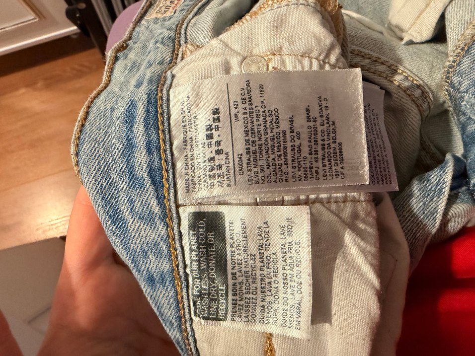 Levis 501 Denim Jean — görsel 3/6