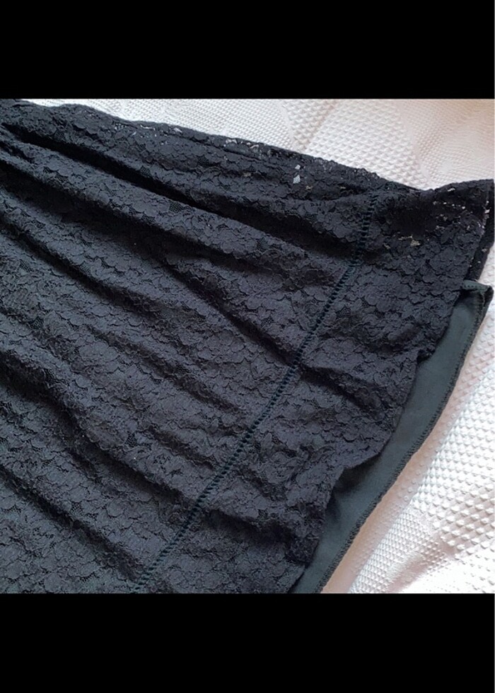 Dantelli elbise - Görsel 4