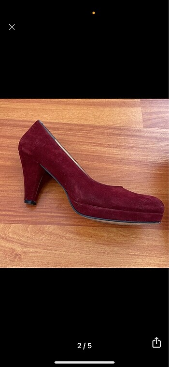 Bordo ayakkabı - Görsel 2