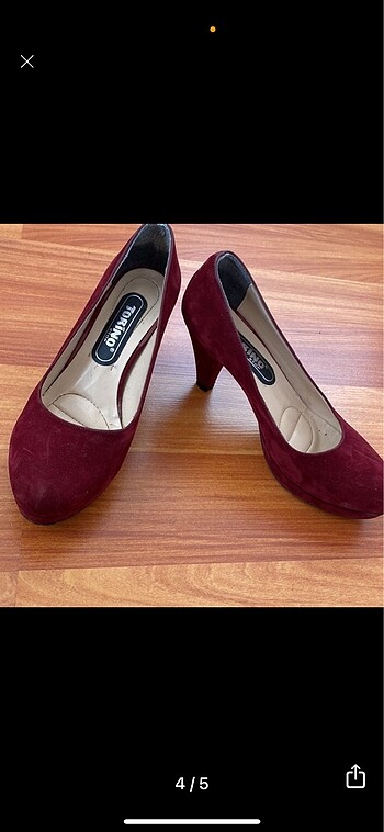 Bordo ayakkabı - Görsel 4