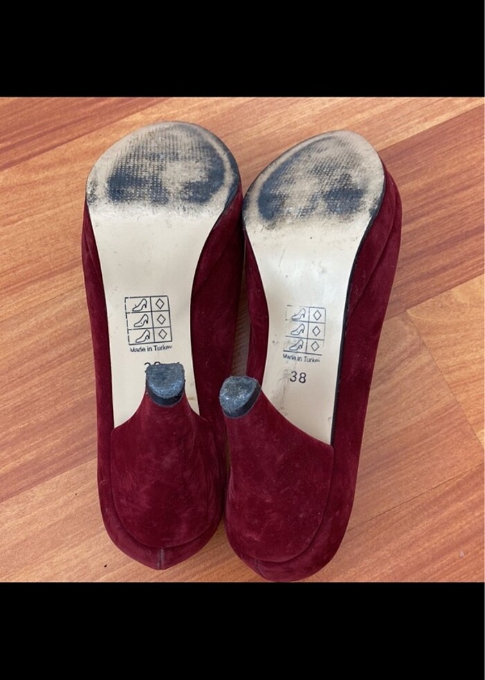 Bordo ayakkabı - Görsel 5