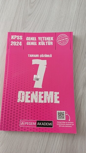 Pegem lisans kpss denemesi