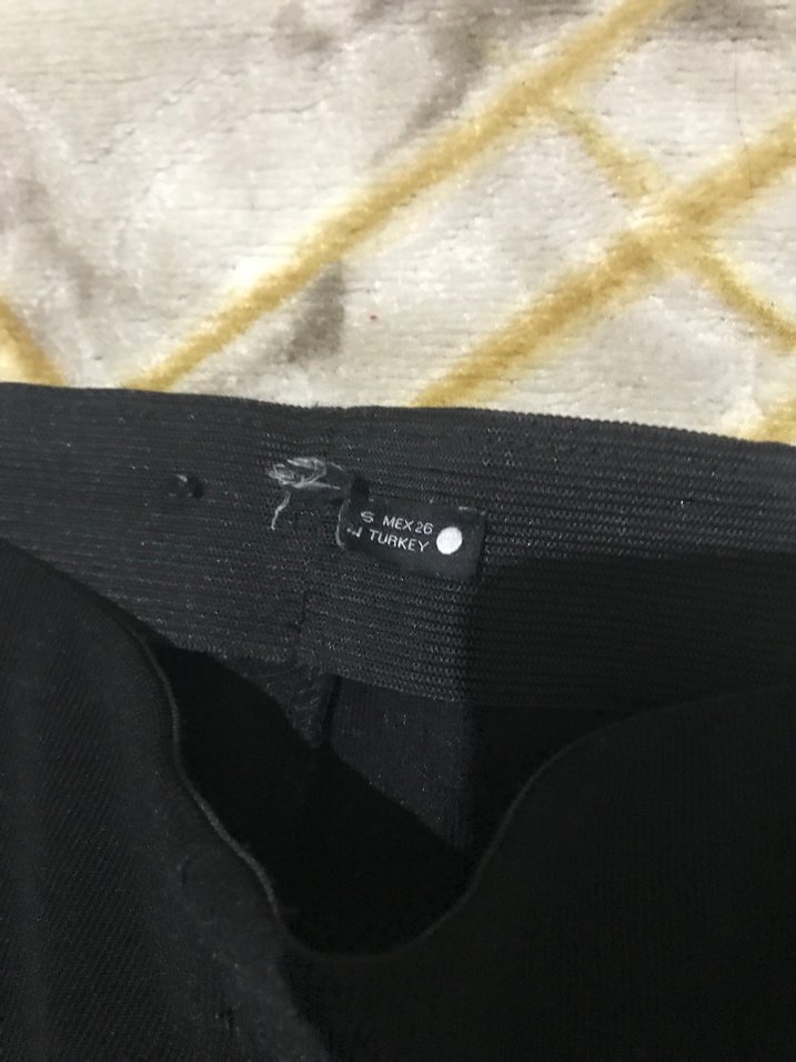 Siyah Midi Kadın Tayt - Görsel 2