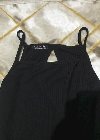 Siyah Piliseli İnce Askılı Uzun Tulum - Görsel 2