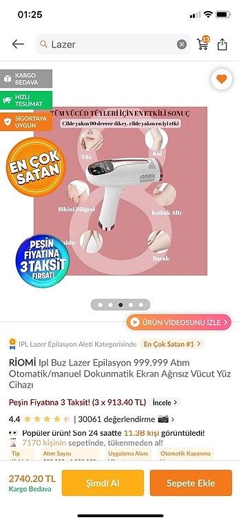Riomi lazer epilasyon - Görsel 10