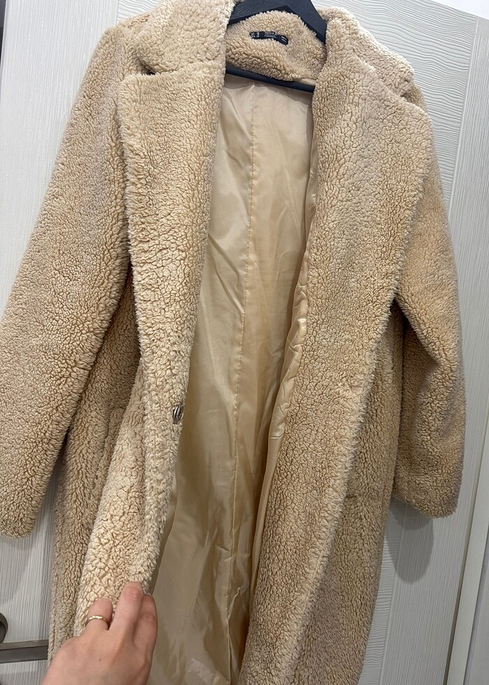 Kışlık peluş kaban - Görsel 3