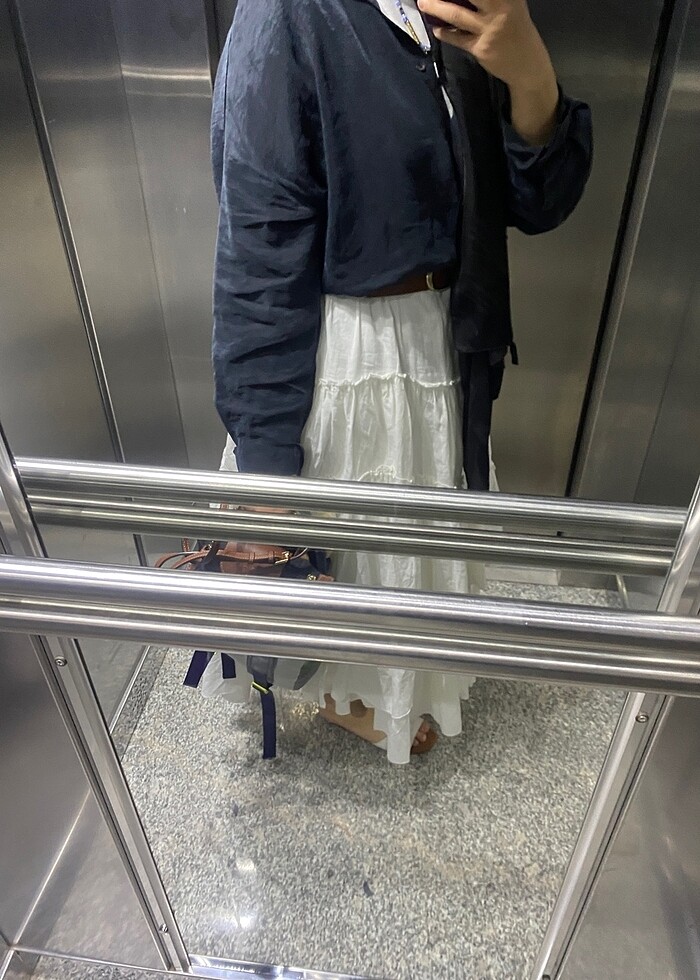 Katlı Manuka etek sadece 2 kez giyildi yepyeni - Görsel 2