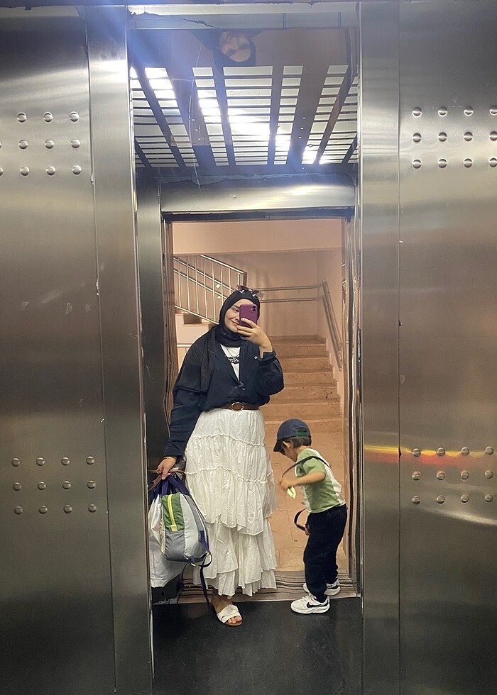 Katlı Manuka etek sadece 2 kez giyildi yepyeni - Görsel 5