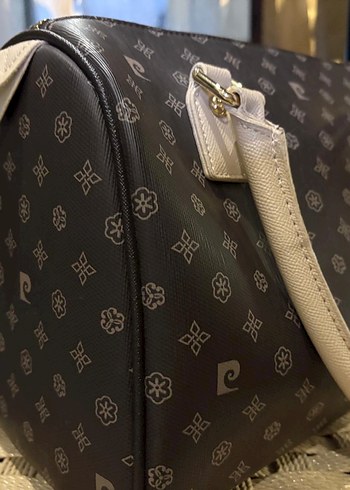 Bej kahve pierre cardin Desenli Deri Kadın Çanta - Görsel 2